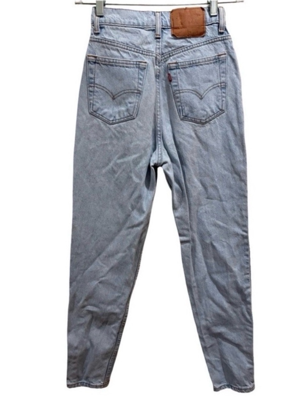 Vintage 90s Levi's 512 Jeans Made in USA - Slim Fit Tapered Leg - Size 7S - 1995 - Picture 3 of 8
